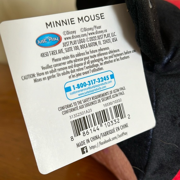 Disney, Minnie Mouse, Tusm Tusm,NWOT - Picture 4 of 4